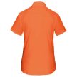Kariban KA548 Judith női rövid ujjú ing - orange szín
