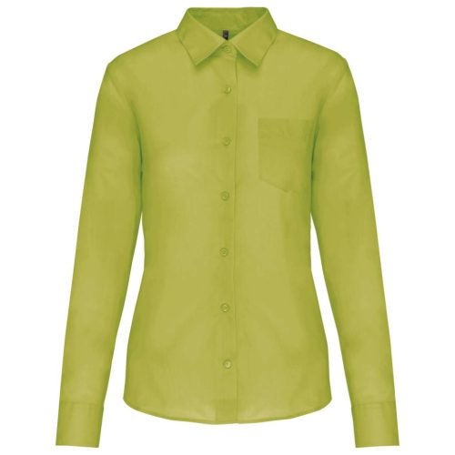 Kariban KA549 Jessica női hosszú ujjú ing - burnt lime szín