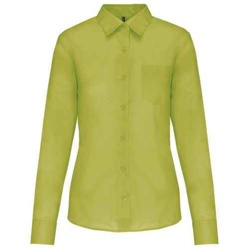 Kariban KA549 Jessica női hosszú ujjú ing - burnt lime szín
