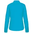 Kariban KA549 Jessica női hosszú ujjú ing - bright turquoise szín