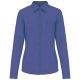 Kariban KA549 Jessica női hosszú ujjú ing - cobalt blue szín