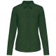 Kariban KA549 Jessica női hosszú ujjú ing - forest green szín