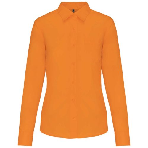 Kariban KA549 Jessica női hosszú ujjú ing - orange szín