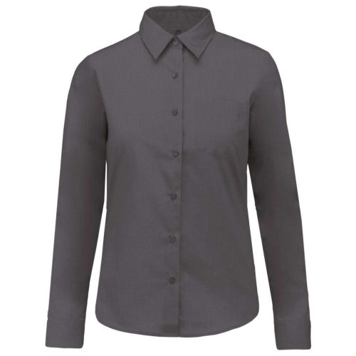 Kariban KA549 Jessica női hosszú ujjú ing - urban grey szín