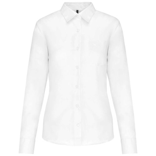 Kariban KA549 Jessica női hosszú ujjú ing - white szín