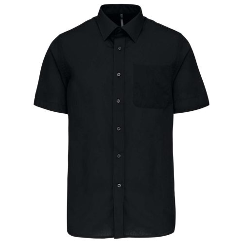Kariban KA551 Ace férfi rövid ujjú ing - black szín