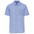 Kariban KA551 Ace férfi rövid ujjú ing - bright sky szín