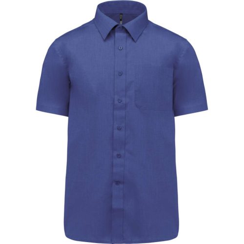 Kariban KA551 Ace férfi rövid ujjú ing - cobalt blue szín
