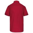 Kariban KA551 Ace férfi rövid ujjú ing - classic red szín