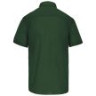 Kariban KA551 Ace férfi rövid ujjú ing - forest green szín