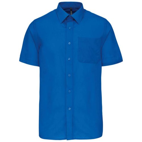 Kariban KA551 Ace férfi rövid ujjú ing - light royal blue szín