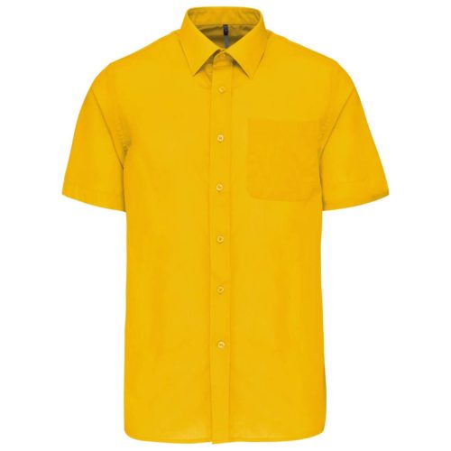 Kariban KA551 Ace férfi rövid ujjú ing - yellow szín
