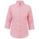 Kariban KA558 női 3/4 ujj hosszú ing - pale pink szín