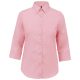 Kariban KA558 női 3/4 ujj hosszú ing - pale pink szín