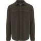 Kariban KA582 férfi polár felső sherpa béléssel - dark khaki/storm grey szín