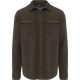 Kariban KA582 férfi polár felső sherpa béléssel - dark khaki/storm grey szín