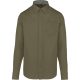 Kariban KA586 férfi hosszú ujjú ing - light khaki szín