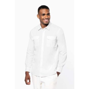 Kariban KA590 férfi hosszú ujjú safari ing