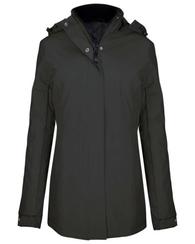 Kariban KA6108 női parka kabát - dark grey szín