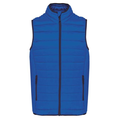 Kariban KA6113 könnyű férfi bélelt mellény - light royal blue szín