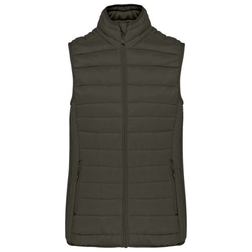 Kariban KA6114 könnyű női bélelt mellény - dark khaki szín