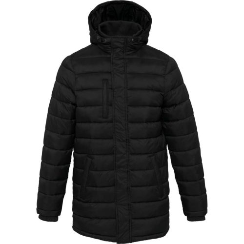 Kariban KA6128 könnyű férfi parka kabát - black szín