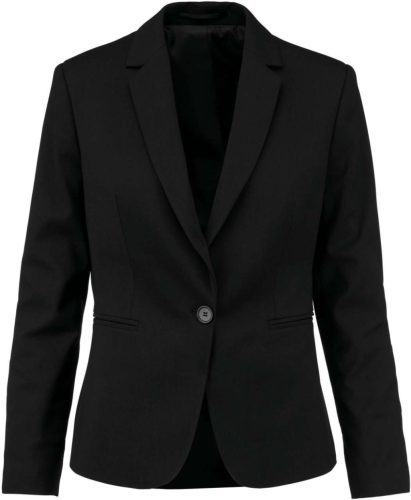 Kariban KA6131 női blézer - black szín