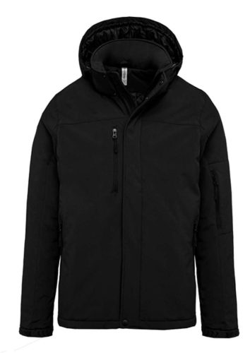 Kariban KA650 softshell bélésű parka kabát - black szín