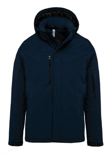 Kariban KA650 softshell bélésű parka kabát - navy szín