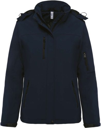 Kariban KA651 softshell bélésű parka kabát - navy szín