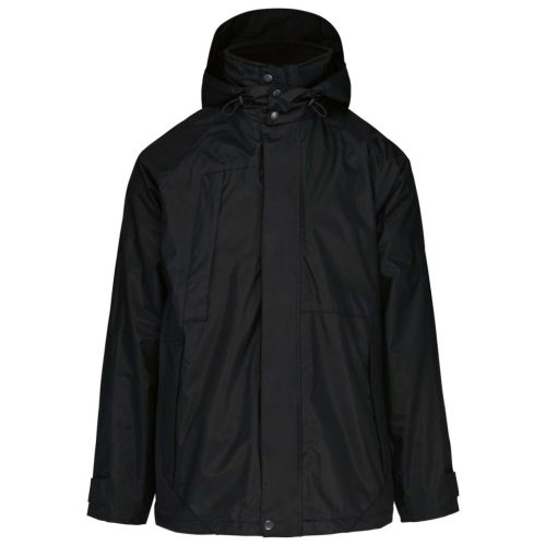 Kariban KA657 3 az 1-ben parka kabát - black szín
