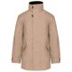 Kariban KA677 unisex parka kabát - beige szín