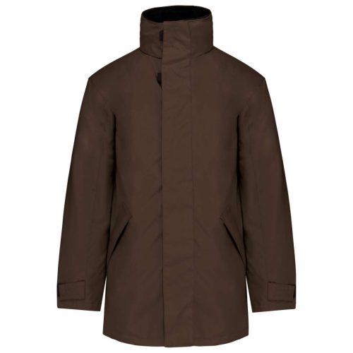 Kariban KA677 unisex parka kabát - chocolate szín