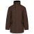 Kariban KA677 unisex parka kabát - chocolate szín