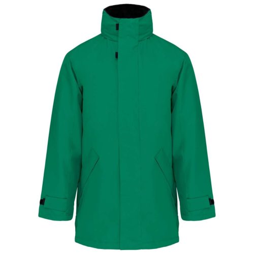 Kariban KA677 unisex parka kabát - kelly green szín