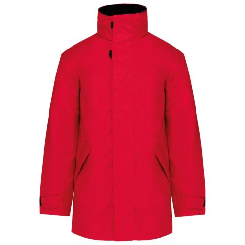 Kariban KA677 unisex parka kabát - red szín