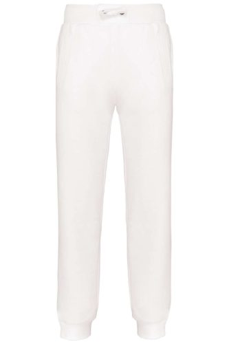 Kariban KA700 unisex jogging nadrág - white szín