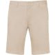 Kariban KA750 férfi chino rövidnadrág - beige szín