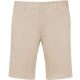 Kariban KA750 férfi chino rövidnadrág - beige szín