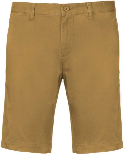 Kariban KA750 férfi chino rövidnadrág - camel szín