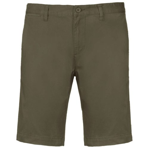 Kariban KA750 férfi chino rövidnadrág - light khaki szín