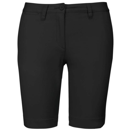 Kariban KA751 női chino rövidnadrág - black szín