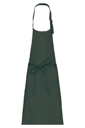 Kariban KA8000 zseb nélküli kötény - bottle green szín