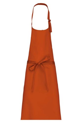 Kariban KA8000 zseb nélküli kötény - burnt orange szín