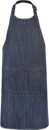 Kariban KA885 zsebes pamut kötény - denim szín