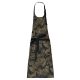 Kariban KA885 zsebes pamut kötény - olive camouflage szín