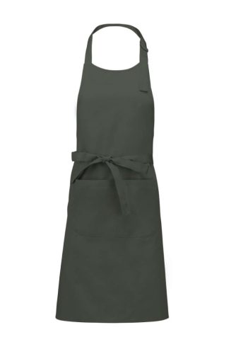 Kariban KA890 zsebes hosszú kötény - green olive szín