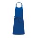 Kariban KA890 zsebes hosszú kötény - royal blue szín