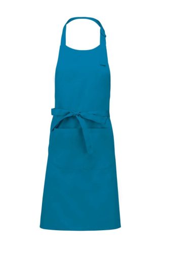 Kariban KA890 zsebes hosszú kötény - tropical blue szín