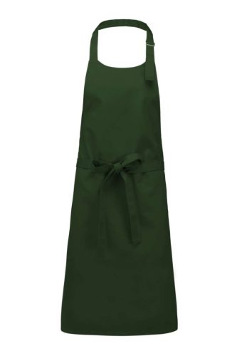 Kariban KA895 zseb nélküli hosszú kötény - bottle green szín